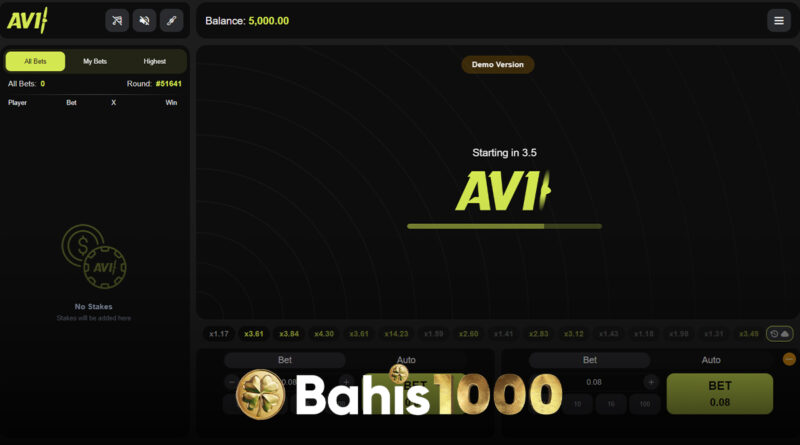 Bahis1000 Avi oyunu